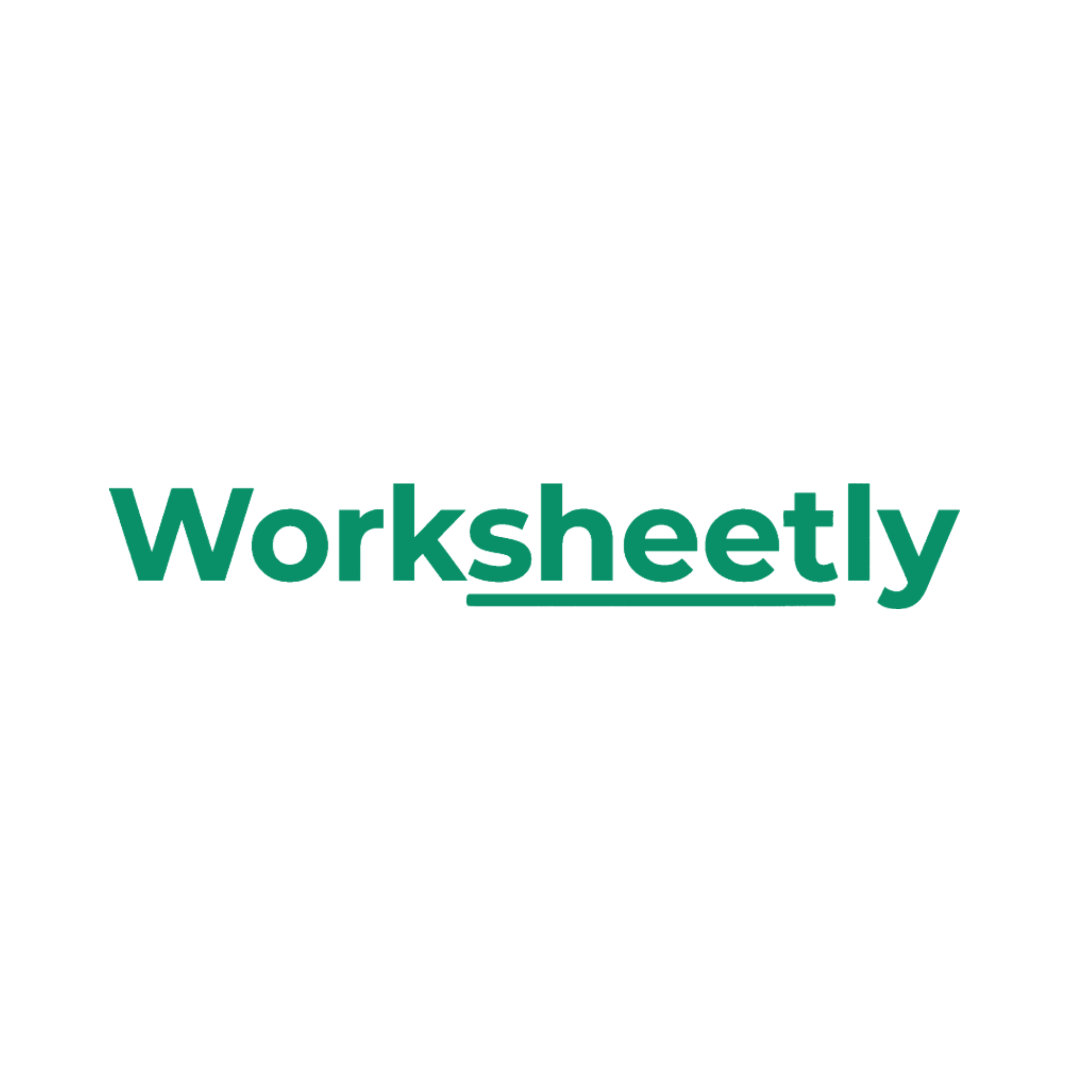 Worksheetly logo