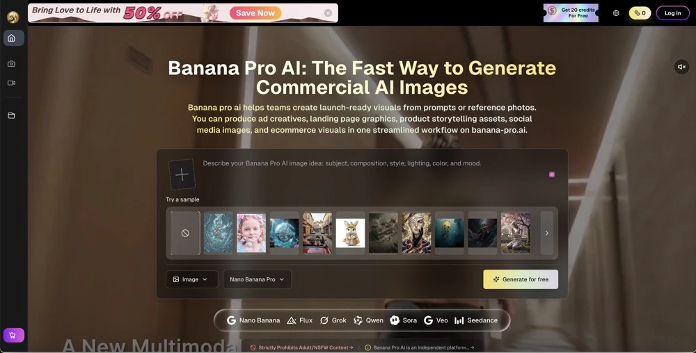 Banana Pro AI Image Generator: Fast, Consistent, Commercial logo